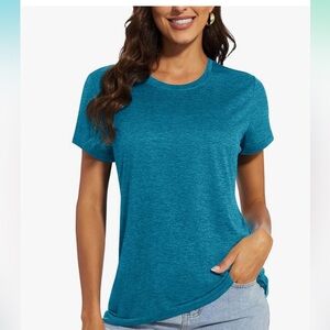 MAGCOMSEN Women's Short Sleeve Quick Dry T-Shirt